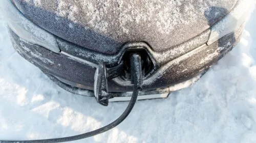 zimowy test zasięgu aut elektrycznych