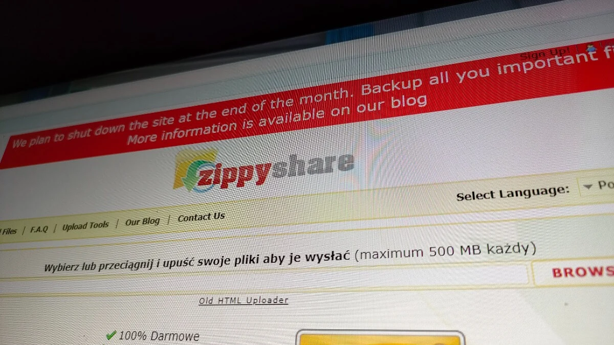 Kultowy serwis hostingowy znika z sieci. To koniec pewnej epoki