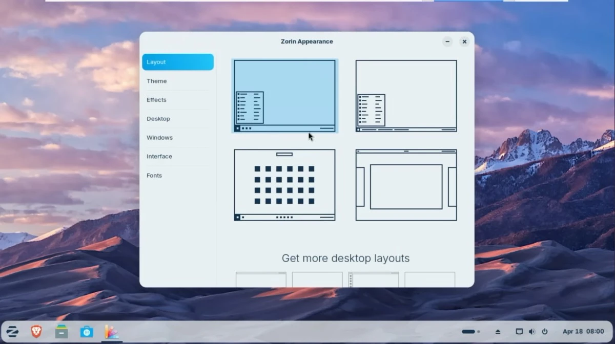 Zorin OS 18.1