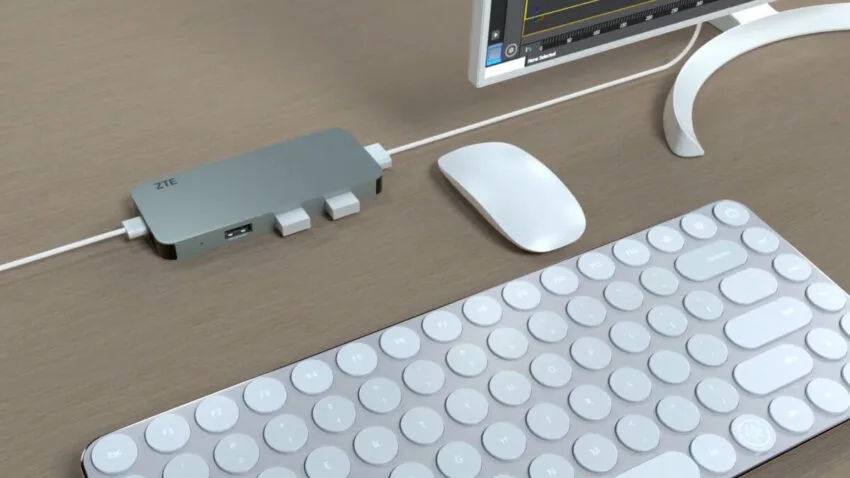 To hub USB? Nie, tak wygląda biznesowy komputer ZTE W100D